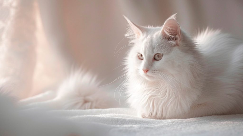 couleur main coon blanc