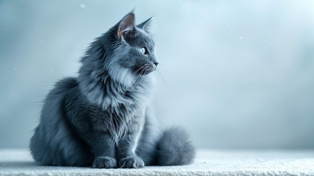 couleur main coon bleu gris