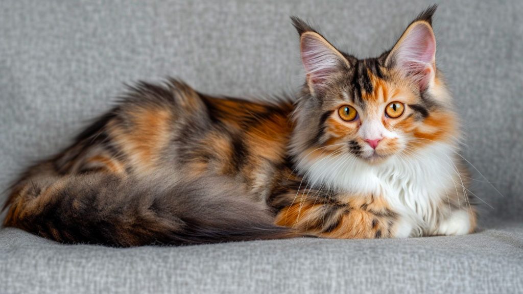 couleur main coon tricolore