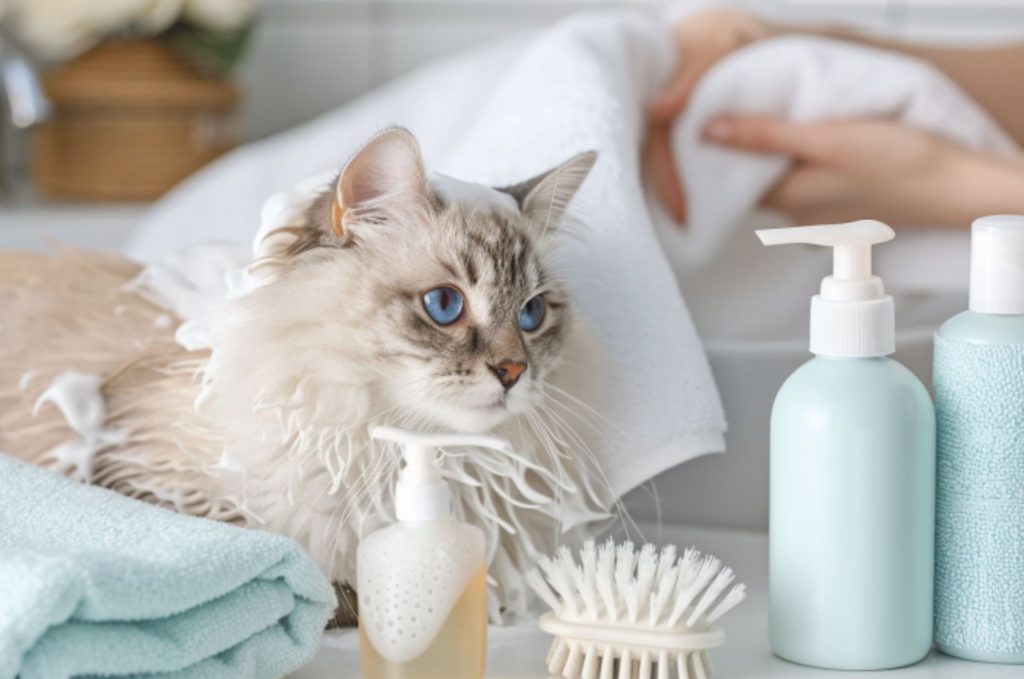 bain pour chat maine coon produits